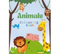 Animals: Colouring book
