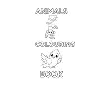 Animals colouring book