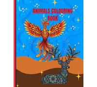 ANIMALS COLOURING BOOK: Animals coluring book adults mandal style animlas images
