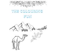 Animals cute & funny: Bold and easy coloring book for kids and adults