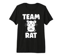 Animals Cute Mouse Rodent Rat Minimalist Simple Team Rat Maglietta Premium