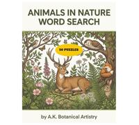 Animals in Nature Word Search Puzzle Book