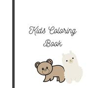 Animals in the Alphabet kids Coloring Book: (Simple travel size coloring book)