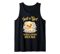 Animals Just A Girl Who Loves Ducks Animals Duck Lover Kids Canotta