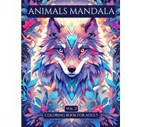 Animals Mandala: Coloring Book for Adults. Vol.2