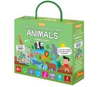 Animals. My first activities arts & crafts. Ediz. a colori. Con 4 fondali. Con 200 trasferibili. Con 50 Adesivi