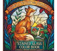 Animals, Nature and Whimsical, Stained Glass Color Book: 55 Captivating Stained Glass Designs: An Adult Coloring Book Featuring Bold Wildlife, Serene ... Whimsical Art for Relaxation and Creative Joy