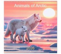 Animals of Arctic (Wall Calendar 2026 12 × 12 Inch) CALVENDO 12 Month Wall Calendar: Discover the wild splendor of the polar regions through striking ... of majestic mammals living in the Arctic.