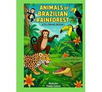 Animals of the Brazilian forest: to color