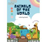 Animals of the world: coloring book