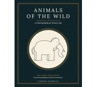 Animals of theWild: A Coloring Book for Grown-ups