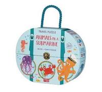 Animals on a submarine. Travel puzzle. Ediz. a colori. Con puzzle
