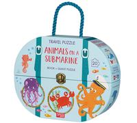 Animals on a submarine. Travel puzzle. Ediz. a colori. Con puzzle - Tomè Ester