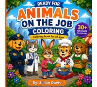 Animals on the Job: Coloring Book A-Z animals