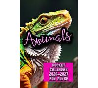 Animals pocket calendar 2026-2027 for purse: 50 Pages, 4" x 6" Small Planner, Contains background images, Premium colors, Contains 24 Months to ... From January 1, 2026 Until December 31, 2027.