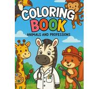 Animals & Professions: Coloring Book