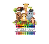 Animals Upper-Case and Lower-Case Letter Writing and Coloring Book