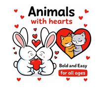 Animals With Hearts: A Valentine’s Relaxing Coloring Book