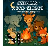 Animals Word Search: A Cute Word Search Coloring Puzzle Book Specialy for kids