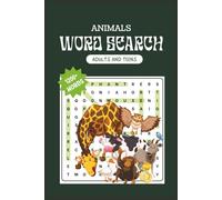 Animals Word Search Book: Word Searches with Easy to Read Print about Mammals, Wild Animals, Pets and More | 6x9 inches, 161 pages | 80+ Puzzles ... ... Vacations, Holiday, Birthdays and Free Times