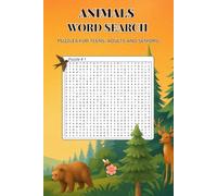 Animals Word Search Puzzle Book: Brain Boosting Wildlife Activity Games for Teens, Adults and Seniors