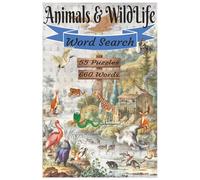 Animals Word Search Puzzle Book: Farm, Zoo, Jungle, Ocean & Aquatic Creatures. 55 Fun Puzzles with 660 Words to Discover - Perfect for Kids, Teens, and Adults Who Love Wildlife and Sea Life.