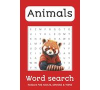Animals Word Search Puzzle Book: Word Searches with Easy to Read Print about Animals, Farm Animals, Jungle Animals and More | 6x9 inches, 110 pages | ... Gift for Vacations, Holiday and Free Times