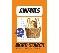 Animals Word Search Puzzle Book: Word Searches With Easy to Read Print About Animals, Unique Animals, Jungle Animals and more | 6x9 inches, 110 Pages ... Gifts for Vacations, Holidays and Free Times
