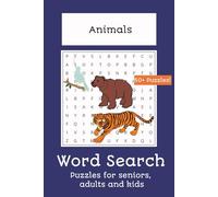 Animals Word Search Puzzle Book: Word Searches with Easy to Read Print about Different Animals from all around the World | 6x9 inches, 110 pages | 50+ puzzles... Gift for Holidays and Free Times