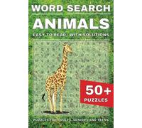 Animals Word Search Puzzle Book: Word Searches with Easy to Read Print about Pets, Animals and more | 6x9 inches, 110 pages | 50+ Puzzles ... Gift for Vacations, Holidays and Free Times
