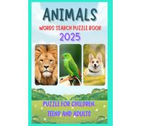 Animals Words Search Book: Word Searches with Easy to Read Print about Animals, Dogs, Cats, Elephants and more I 6*9 inches, 110 pages I 50+ Puzzles …. Gift for Vacations, Holidays and Free Times