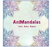 AniMandalas: An Adult Coloring Book (8.5 x 8.5 in) with a Mix of Animal and Botanical Mandalas for Stress Relief and Relaxation