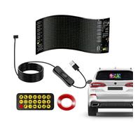 Animated Christmas LED Window Panel | Animated Christmas LED Car Display | App Controlled Car Christmas Lights, For Drivers, Road Trips And Christmas Car Decor