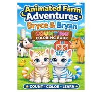 Animated Farm Adventures Counting Coloring Book : Animated Farm Adventures Series