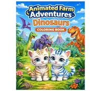 Animated Farm Adventures Dinosaurs Coloring Book: Bryce & Bryan