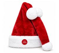 Animated Naughty Santa Hat Funny Christmas Party Cap Adult Automatic Moving | Button Activated Fun Dancing Hats Playful Swaying Motion Soft Plush Holiday Headwear for Office Xmas Parties