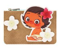 Animation Moana The Heart of Te Fiti Portafoglio/Portamonete Floreale Porta Carte Porta-ID & Porta Carte, Marrone
