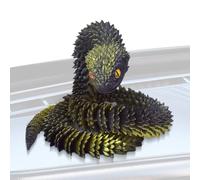 Animaux Articolés - 3D flessibile Snake Animal Figure, 75 cm Large Decorative Model, Realistic Segmented Body Structure, Durable Collectible Ornament Craft | Home Office Desk Decoration Birthday