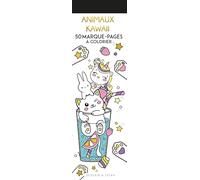 Animaux kawaii: 50 marque-pages à colorier