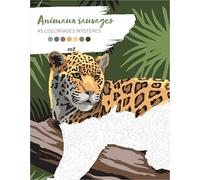 Animaux sauvages: 45 coloriages mystères