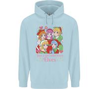 Anime A Girl Who Loves Elves Natale Xmas Uomo Felpa