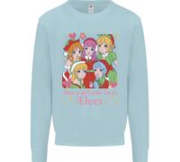 Anime A Girl Who Loves Elves Natale Xmas Uomo Sweatshirt Jumper