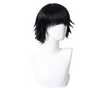 Anime Air Killer Cospaly Sniper Mask Wig Black Black 35cm Resistente al Calore Synthesis Hair Anime Cosplay Gioca Parrucca Party Halloween Party