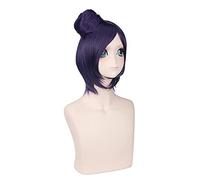 Anime Akatsuki Konan Purple Cosplay Parrucca Cosplay Capelli Resistenti al Calore Halloween Party Play Play + Wig cap
