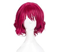 Anime Akatsuki no Yona Parrucca Yona of the Dawn Yona Rosa Capelli Sintetici Stile Ricci Capelli Corti Cosplay Halloween