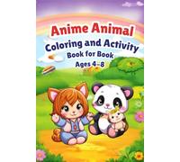 Anime animal fun activity book: Anime animal activity book