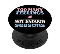 Anime Ansia Pensare troppo Weeb Kawaii Overthinker Merch PopSockets PopGrip Adesivo