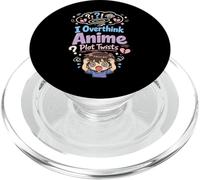 Anime Ansia Pensare troppo Weeb Kawaii Overthinker Merch PopSockets PopGrip per MagSafe