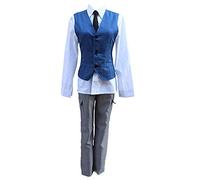 Anime Assassination Classroom Cosplay Costume,Uniforme Unisex Usato per Halloween Natale Carnevale Festa a Tema Cosplay Shiota Nagisa Grey-female XL