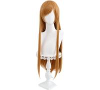 Anime Asuna Yuuki Cosplay Parrucca Arancione Lungo Dritto Intrecciato Parrucche Per Halloween Costume Partito, Anime Show, Cosplay Evento